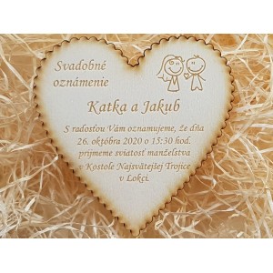 Wedding wooden products