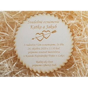 Wedding wooden products