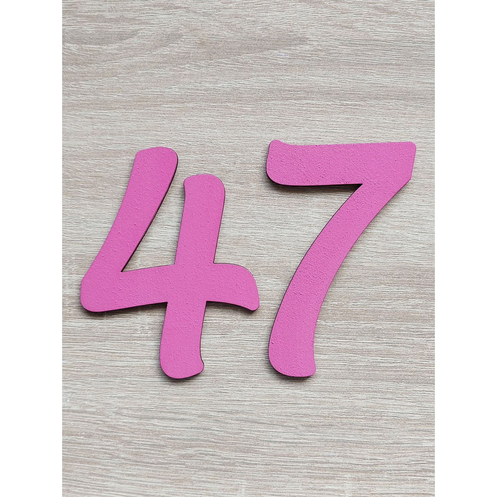 Number on the cake, height 10 cm, painted | LYMFY.eu | Zápichy maľované