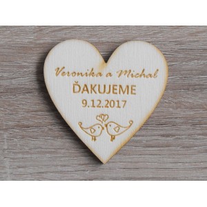 Wedding wooden products