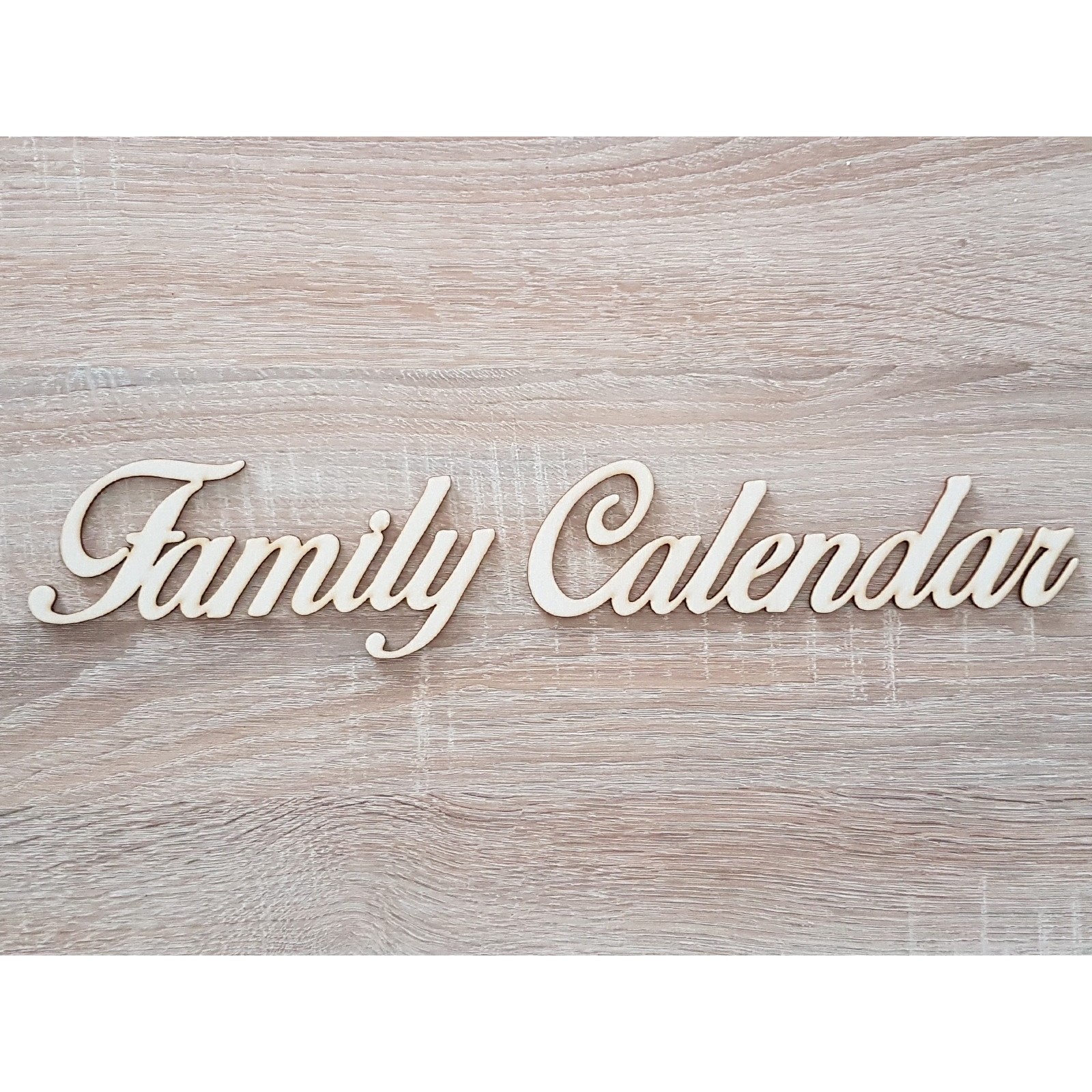 RK nápis-Family calendar